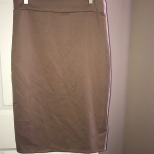 Tan pencil skirt like new